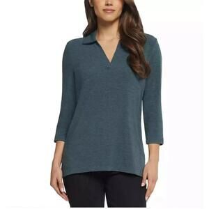 Matty  Women's The Johnny Collar Polo,  Size. L. AX